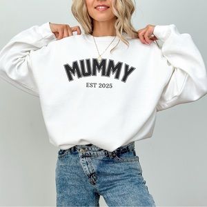 White 'Mummy' Sweatshirt